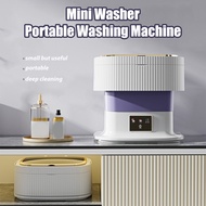 Dorm Room Laundry Washer Portable Washing Machine Compact Laundry Machine with Capacity for Easy to Use Low Noise Perfect for Underwear and Socks Portable Washer Dryer