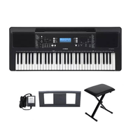 YAMAHA PSR-E383 Portable Keyboard คีย์บอร์ดไฟฟ้ายามาฮ่า PSR-E383 แถมขาตั้ง Music Arms