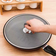 33cm Splatter Screen Stainless Steel Splash Proof Wok Cover Anti Oil Splash ready stock