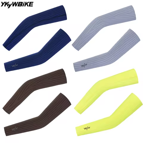 YKYWBIKE SPF 50+ Cycling Arm Sleeve Aerodynamic Road Bike Arm Guards Summer Bicycle Aero Arm Protect