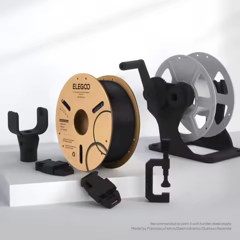 ELEGOO 2KG/5KG/10KG 1.75mm Carbon Fiber PLA CF Filament 1.75mm For US/EU