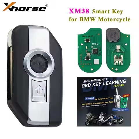 Xhorse VVDI XM38 Smart Key XSBM90GL Support 8A Smart Key Type 4D 80 Bit Key Type for BMW Motorcycle 