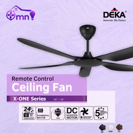 𝐒𝐈𝐑𝐈𝐌 DEKA Ceiling Fan X-ONE 46" 56" 5 Blades DC Motor 24 Speed Remote Control Baby Fan Kipas Siling
