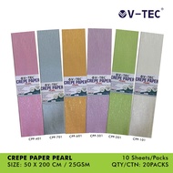 V-TEC Crepe Paper - Crepe Paper - Crepe Paper Crepe Craft 50 x 200cm DIY Crafts