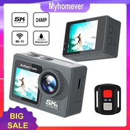 5K 4K 60FPS Action Video Cam Dual Screen WIFI Outdoor Cycling Camera 170° Wide Angle Diving Mini DV 
