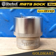 Kunci Shock 34 mm 6 PT Original Sherlock Mata Sok / Sock 1/2 inch