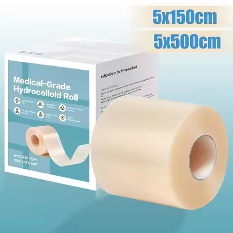 1 Roll Self-Adhesive Silicone Scar Tape Scar Sheets Waterproof and Breathable Scar Cover Tape Skin C