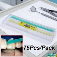 75Pcs Dental Abrasive Strips Teeth Polishing Finishing Gloss Contouring Tools Dental Polishing Strip