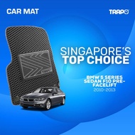 Trapo Car Mat for BMW 5 Series Sedan F10 Pre-Facelift (2010-2013) | Anti-Slip | Waterproof | Custom 