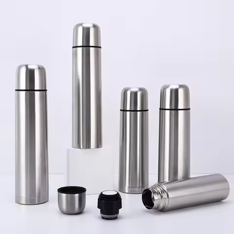 1 Piece 350/500/750/1000ML Stainless Steel 304 Vacuum Flasks Keep Warm&Cold Thermal Water Bottle Por