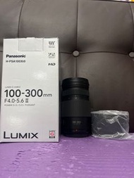 最新第二代 完美無瑕 全套有盒 Panasonic 100-300 II 100-300mm II M43 Olympus Mount