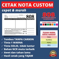 Cetak Nota 1 RIM Custom Carbonless NCR Paper Invoice Nota Rangkap