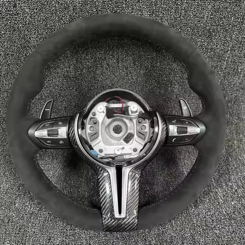 Custom DIY Car Steering Wheel Cover For BMW F06 F10 F15 F16 F20 F21 F25 F30 F32GT F80 F82 X1 X3 X5 M
