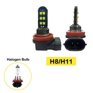 (NISSAN) Teana 1PC 12LED Fog Light Bulb Dual Mode Strobe + Constant Spot Light Bulb Replacement H3 H