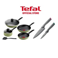 [Shopee Exclusive] Tefal Quickchef 7pcs Set Moringa Green
