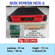 BOX POWER AMPLIFIER NCX-2 2u box power ampli 4ch NCX 2