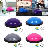 [Loviver] Semicircle Balance Ball, Balance Trainer, Stability Ball, Half Ball Exercise,