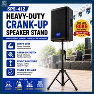 TRANSCEND SPS412 80KG Heavy Duty CrankUp Speaker Stand 118-200CM Adjustable Speaker Stand for Event