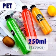 250ml (RO) HOT SELLING PET  BOTTLE / BOTOL KOSONG PLASTIC TERMASUK PENUTUP 250ML