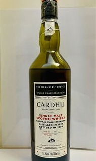Cardhu 11 Years | 1997-2009 | Manager’s Choice | WF - 91 pts | Share Bottle