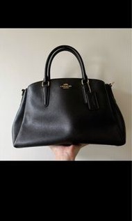 Coach黑色黛妃包(大）
