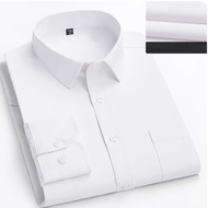 11XL-10XL-9XL-8XL-7XL Super large size 2024 New Mens Long sleeved Shirt Single Chest Pocket Work Bu