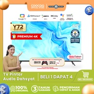 [Google TV]COOCAA TV 65 inch Y72 - Smart TV - 4K - UHD - Netflix/Youtube - Google Assistant - Dolby 