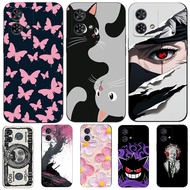 Case For Motorola MOTO G84 5G Case Soft Silicone Phone Cover Black Tpu Money Lovely