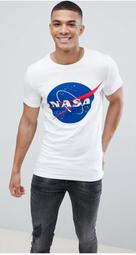 Men ASOS DESIGN NASA muscle fit t-shirt  英國 涼感 瑕疵