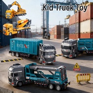Inertia Container Truck Kid Truck Toy Simulation Transport Truck Model Toy Gift Mainan Budak Lelaki