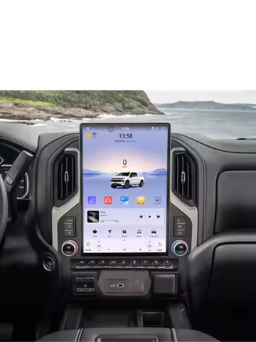 15.6“ Car Multimedia Video Player For Chevrolet Silverado GMC Sierra 2019-2023 Android 14 Car Radio 