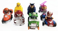 Paw Patrol Racers Complete Set of 7 Skye Ryder Zuma Chase Marshall Rubble Rocky