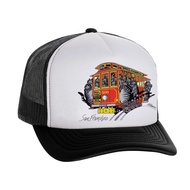 Kucing Tram Vintage Adjustable Trucker Cap