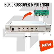 23cm Box crossover 5 potentiometer 2 way ala dbx 223xs width 23cm Material Tiiplek 3mm Smooth Cuttin