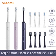 Xiaomi Mijia sonic แปรงสีฟันไฟฟ้า T302 3สี4หัวแปรง IPX8น้ำ360 ° ไร้สายชาร์จ4โหมดทำความสะอาดฟัน