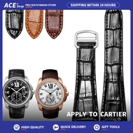 Apply To CARTIER TANK, Men's Premium Genuine Cowhide Watch Strap (16mm/18mm/20mm/22mm/23mm/24mm/25mm
