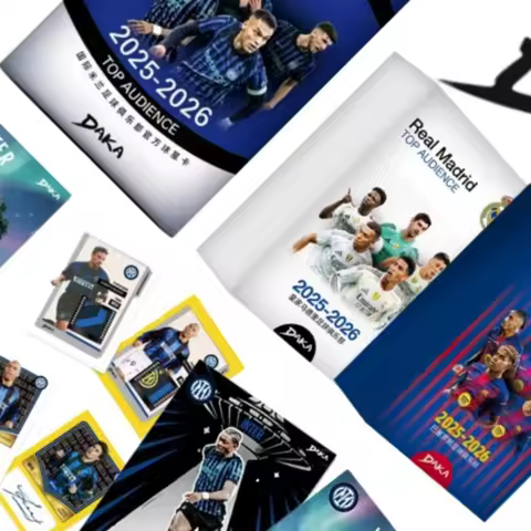 ‌2025-2026 Daka Ronaldo Messi Yamal Mbappe Roberto Baggio Football Collection Card Real Madrid Barce