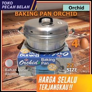 Orchid Baking Pan Cake Steamer 22 Cm 4 Eggs Maspion