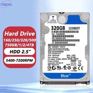 Terbaru 160Gb 250Gb 320Gb 500Gb 750Gb Internal Hard Disk Drive Sata2 5400M-7200M 1Tb 2Tb 4Tb 2.5" Hd