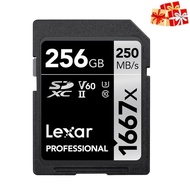 2023 Ready  LEXAR SD card 1667X 32G 64gb 128G 256G Canon DSLR nikon digital camera 4K memory card