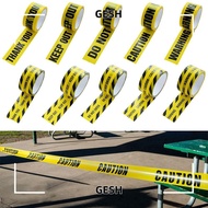 GESH Warning Tape, 4.8CM*25M Yellow Tape Caution Signs Adhesive Tape, Tool DO NOT ENTER KEEP OUT Par
