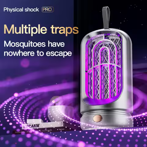 Anti-mosquito Lamp Mosquito Killer Lamp Electronic Fly Zapper Rechargeable Mosquito Repellent Outdoo