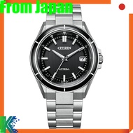 [Citizen] ATTESA Series Men's Solar Atomic Watch with Sapphire Bezel - Silver/Blackfrom Japan
