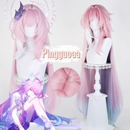 Honkai: Star Rail Adult Cyrene Cosplay Wig 105cm/130cm Long Fluffy Yaki Heat-Resistant Synthetic Hai