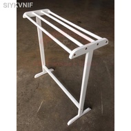 【New stock】❃🔥Ready Stock🔥EWJ 99900 White 1 Tier Towel Rack / Wooden Towel Rack / Penyidaibaju / Whit