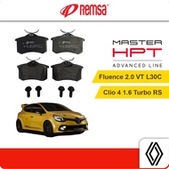REMSA Rear Brake Pads (1 set) - Compatible with Renault Clio 4 1.6 TURBO RS,Fluence 2.0CVT L30C