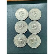 Brunei A Set Of 50 Cent 1968 -1987 ( 6 Coins )