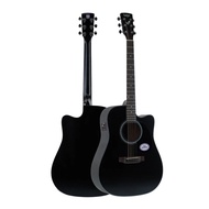 🔥Clearance Sale ขายถูก🔥 Saga® SF600CE กีตาร์โปร่งไฟฟ้า 41 นิ้ว ปิ๊กอัพ Fishman Presys II Dreadnought