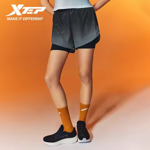 Xtep 2000km PRO Burst Shorts Women's 2026 Summer Quick-Dry Sunscreen Sweat-Absorbing Running Shorts 