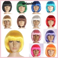 ORIENTLIIY Synthetic fiber Short Unisex Straight Costume